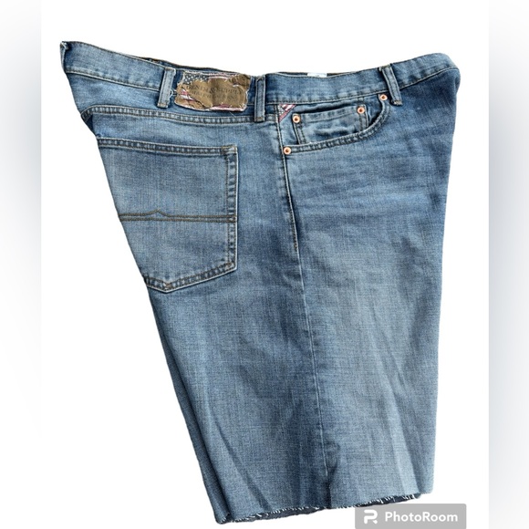 RALPH LAUREN Demin and Supply Homemade Jorts Jean Shorts Distressed - Size 40 - Picture 3 of 11